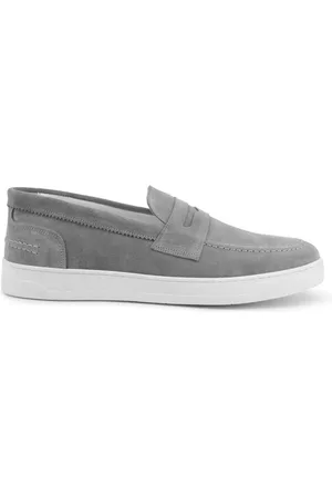 Duca Di Morrone Buty, Mężczyzna, Szary, 43 EU, Zamsz, Mokasyny męskie