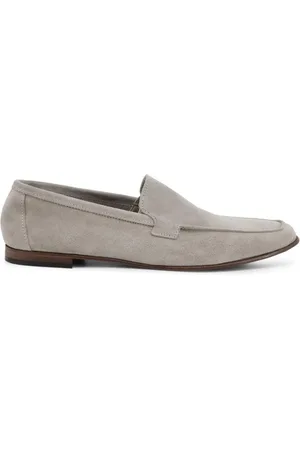 Duca Di Morrone Buty, Mężczyzna, Szary, 42 EU, Zamsz, Mokasynyy zamszowe na wiosnę/lato