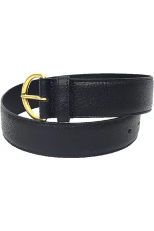 Gucci Pre-owned, Kobieta, Czarny, ONE SIZE, Skóra, Pre-owned Leather belts