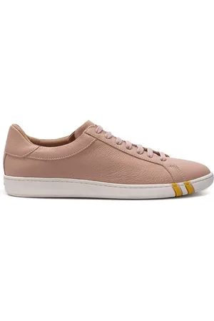 Bally Buty, Kobieta, Różowy, 40 EU, Elegant Cotton Leather Sneakers