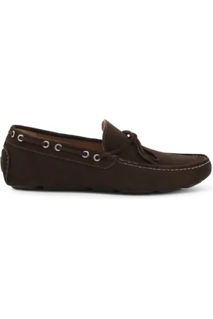 Duca Di Morrone Buty, Mężczyzna, brązowy, 42 EU, Zamsz, Mokasyny zamszowe Edoardo Ciemnobrązowe