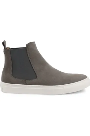 Duca Di Morrone Buty, Mężczyzna, Szary, 41 EU, Zamsz, Nicolo Skórzane Sneakers Szare