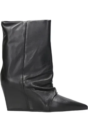 vic matiè Buty, Kobieta, Czarny, 39 EU, Czarne Botki Cocoon Styl