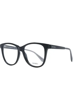 Max&Co. Akcesoria, Kobieta, Czarny, ONE SIZE, Czarne Okrągłe Plastikowe Oprawki Optyczne