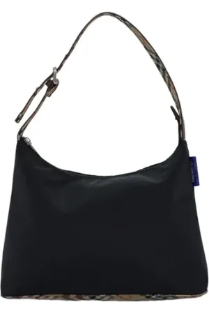 Burberry Pre-owned, unisex, Czarny, ONE SIZE, Pre-owned Canvas shoulder-bags
