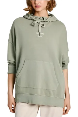 Pepe Jeans Bluzy, Kobieta, Zielony, M, Evelina Sweatshirt