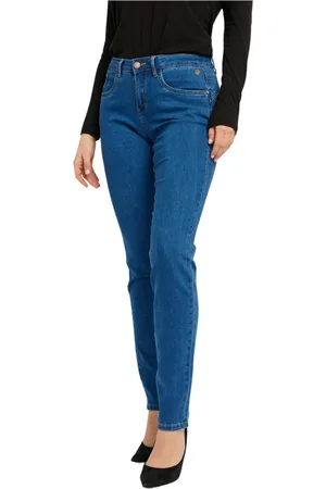 Cream Jeansy, Kobieta, Niebieski, W27 L34, Denim, Indigo Denim Straight Leg Jeansy