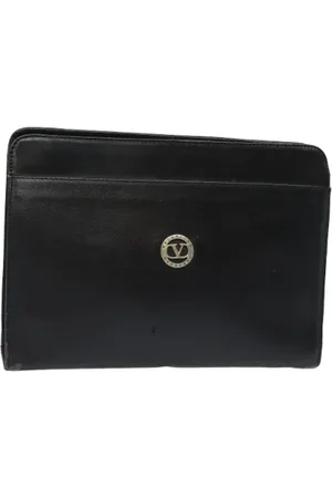 VALENTINO Pre-owned, Kobieta, Czarny, ONE SIZE, Skóra, Pre-owned Skórzane torebki