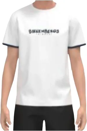 Bikkembergs Koszulki, Mężczyzna, Biały, S, Podstawowy T-shirt męski