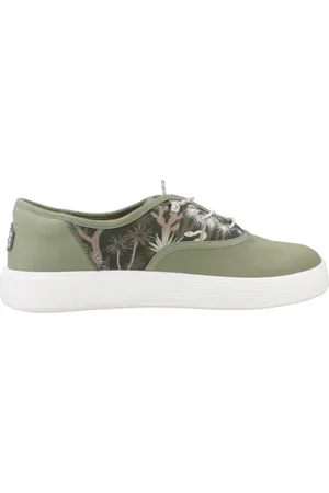 Hey dude Buty, Mężczyzna, Zielony, 41 EU, Pustynne Buty z Sznurowadłami