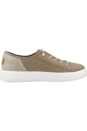 Hey dude Buty, Mężczyzna, brązowy, 41 EU, Craft Linen Laced Buty