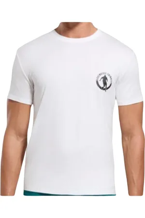 Bikkembergs Koszulki, Mężczyzna, Biały, L, Męski T-shirt Pupino