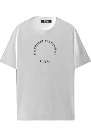 Costume National Koszulki, Mężczyzna, Biały, L, Męski Regular T-Shirt