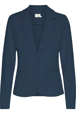 Kaffe Kurtki, Kobieta, Niebieski, XS, Poliester, Północna Marynarka Blazer