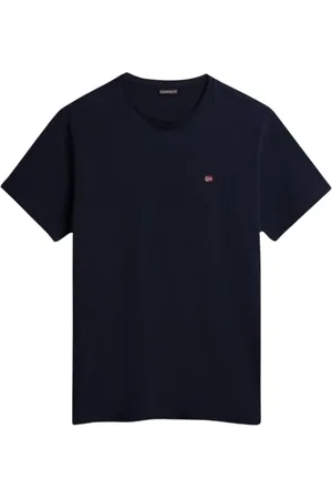 Napapijri Koszulki, Mężczyzna, Niebieski, S, Męski T-shirt Salis SS SUM
