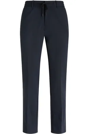 Boggi Milano Spodnie, Mężczyzna, Niebieski, M, Nylon, Spodnie Btech Stretch Nylon