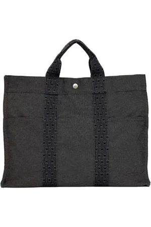 Hermès Pre-owned, unisex, Szary, ONE SIZE, Pre-owned Canvas handbags