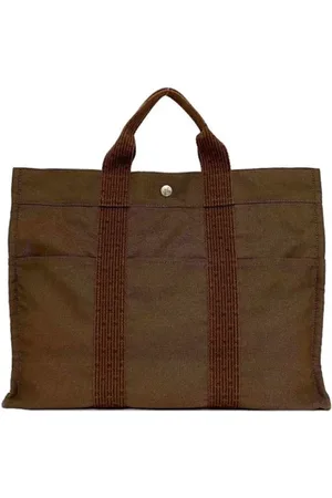 Hermès Pre-owned, unisex, brązowy, ONE SIZE, Pre-owned Canvas handbags