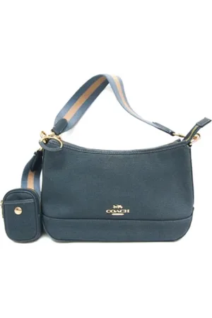 Coach Pre-owned, Kobieta, Niebieski, ONE SIZE, Skóra, Pre-owned Canvas handbags