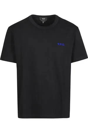 A.P.C. Koszulki, Mężczyzna, Niebieski, L, Bawełna, Petit VPC T-Shirt