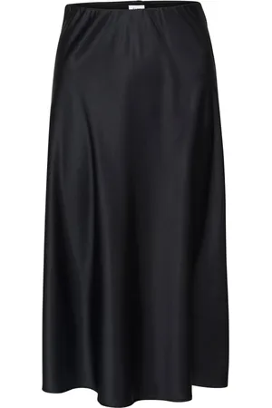 Saint Tropez Spódnice, Kobieta, Czarny, L, Elegancka Czarna Spódnica Disasz