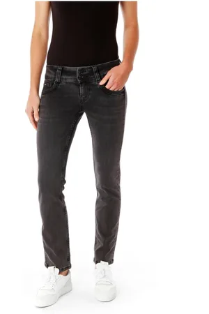 Pepe Jeans Jeansy, Kobieta, Szary, 2XS L34, Denim, Straight Fit Midwaist Jeansy