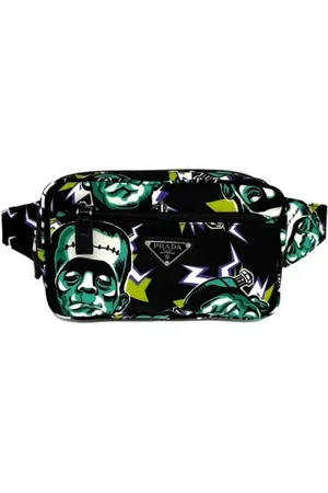 Prada Pre-owned, Mężczyzna, Wielobarwność, ONE SIZE, Nylon, Pre-owned Canvas crossbody-bags