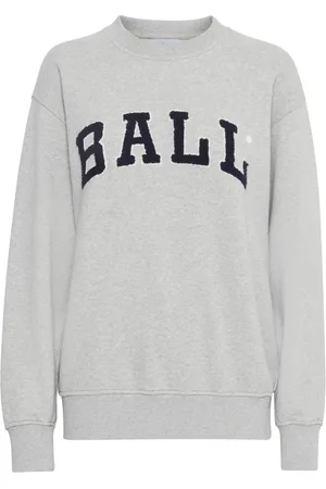 Ball Bluzy, Kobieta, Szary, 2XS, Sporty Deco Sweatshirt Grey Melange