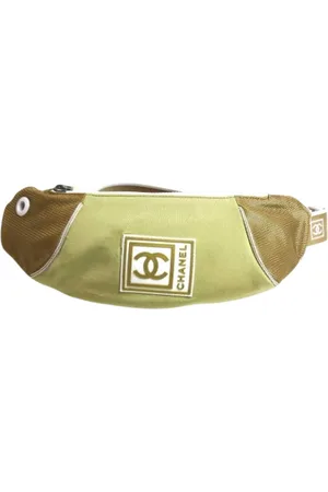 CHANEL Pre-owned, Kobieta, Beżowy, ONE SIZE, Nylon, Pre-owned Canvas chanel-bags