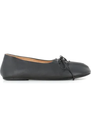 MARSÈLL Buty, Kobieta, Czarny, 36 EU, Czarne skórzane baleriny