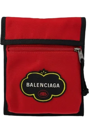 Balenciaga Pre-owned, Mężczyzna, Czerwony, ONE SIZE, Nylon, Pre-owned Canvas crossbody-bags