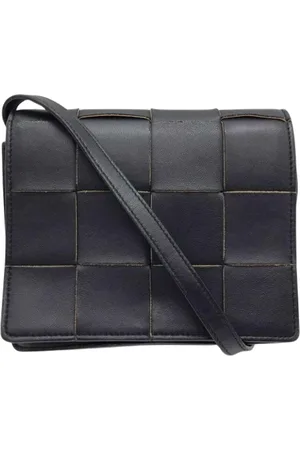 Bottega Veneta Pre-owned, Kobieta, Czarny, ONE SIZE, Skóra, Pre-owned skórzane torby na ramię