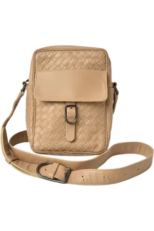 Bottega Veneta Pre-owned, Mężczyzna, brązowy, ONE SIZE, Skóra, Pre-owned skórzane torby na ramię