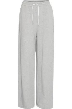 Ball Spodnie, Kobieta, Szary, S, Bawełna, Basimona Sweatpant Medium Grey Melange