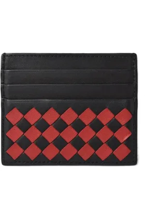 Bottega Veneta Pre-owned, Mężczyzna, Czarny, ONE SIZE, Skóra, Pre-owned skórzane portfele