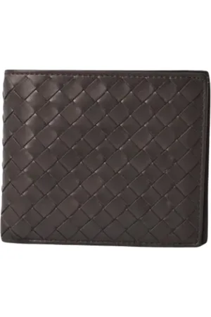 Bottega Veneta Pre-owned, Mężczyzna, Szary, ONE SIZE, Skóra, Pre-owned skórzane portfele