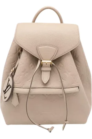 LOUIS VUITTON Pre-owned, Kobieta, Beżowy, ONE SIZE, Pre-owned Leather backpacks