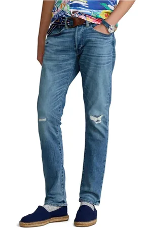 Ralph Lauren Jeansy, Mężczyzna, Niebieski, W32 L32, Bawełna, Slim Fit Sullivan Jeansy