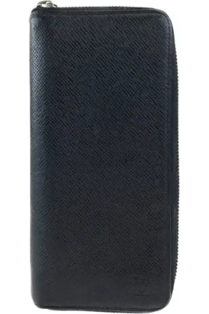 LOUIS VUITTON Pre-owned, Mężczyzna, Czarny, ONE SIZE, Skóra, Pre-owned skórzane portfele