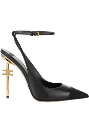 Elisabetta Franchi Buty, Kobieta, Czarny, 37 EU, Eleganckie Decollete