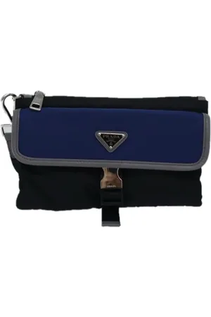 Prada Pre-owned, Kobieta, Czarny, ONE SIZE, Pre-owned Fabric clutches