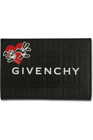 Givenchy Akcesoria, Mężczyzna, Czarny, ONE SIZE, Skóra, Portfel Disney G-Cut