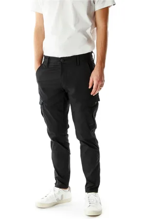 Gabba Spodnie, Mężczyzna, Czarny, M, Spodnie Cargo z Super-Stretch Materiałem
