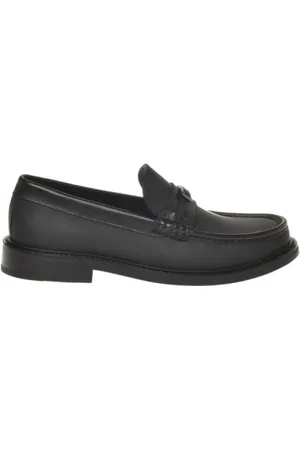 Moschino Buty, Mężczyzna, Czarny, 44 EU, Czarne płaskie buty