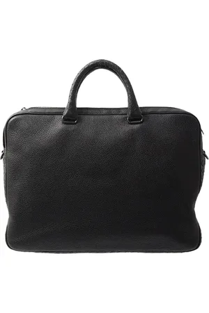 Bottega Veneta Pre-owned, Mężczyzna, Czarny, ONE SIZE, Skóra, Pre-owned skórzane torby na ramię