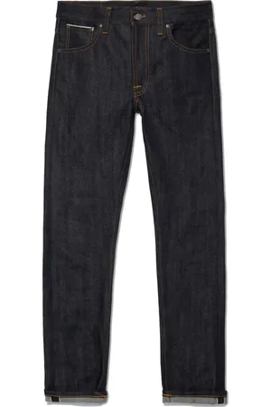 Nudie Jeans Jeansy, Mężczyzna, Czarny, W30 L32, Denim, Vintage Slim Fit Stretch Denim Jeansy