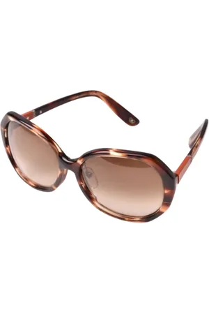 Bottega Veneta Pre-owned, Kobieta, brązowy, ONE SIZE, Pre-owned Plastic sunglasses