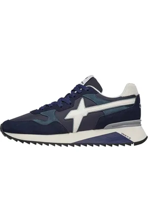 W6YZ Buty, Mężczyzna, Wielobarwność, 43 EU, Niebieskie Sportowe Sneakersy