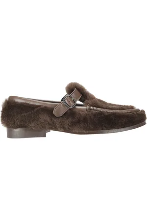 Hereu Buty, Kobieta, brązowy, 40 EU, Kapcie Shearling na Stylowe Lato