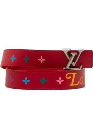 LOUIS VUITTON Pre-owned, Kobieta, Czerwony, ONE SIZE, Skóra, Pre-owned Leather belts